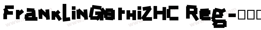 FranklinGothi2HC Reg字体转换